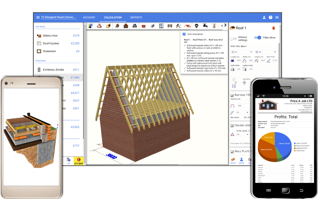 Easy to Use Construction Estimating  Software  Price A Job